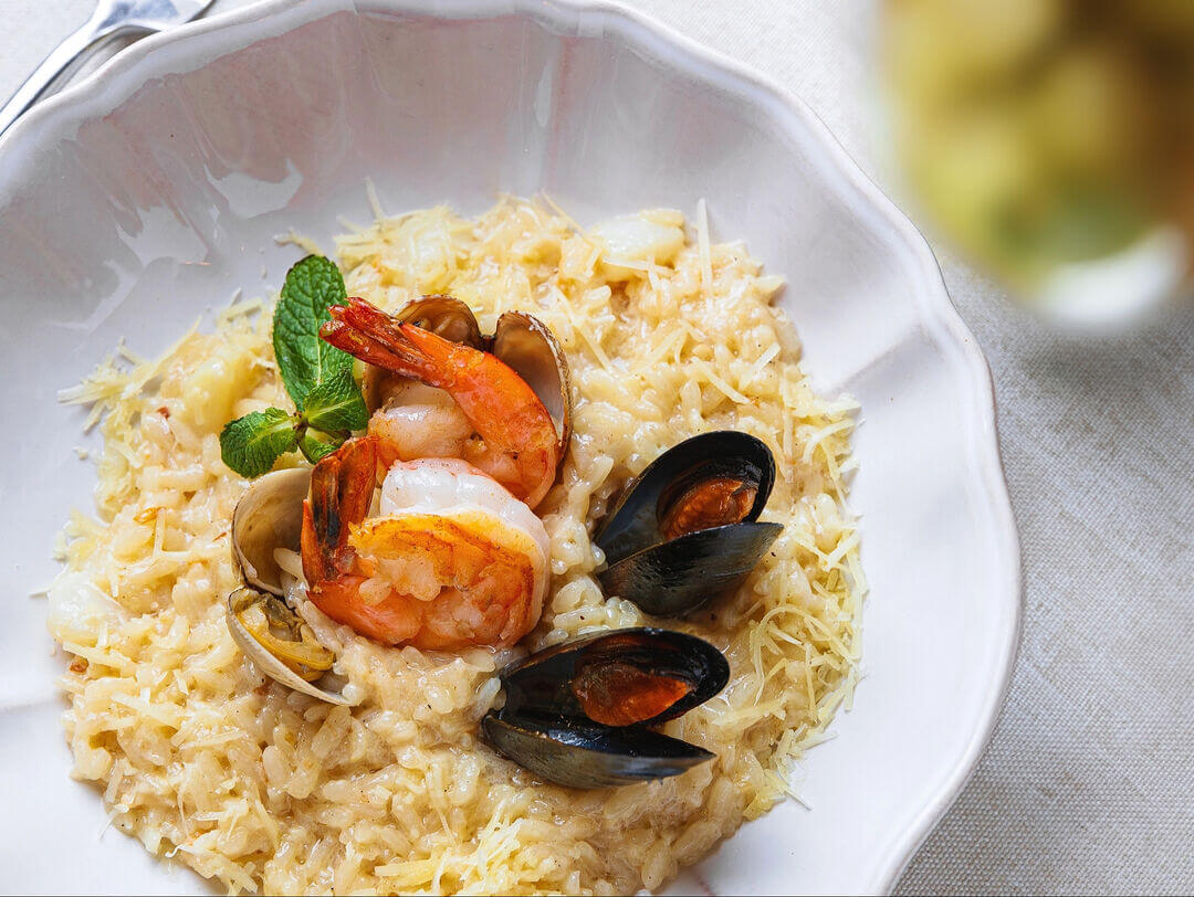 Ризотто с морепродуктами